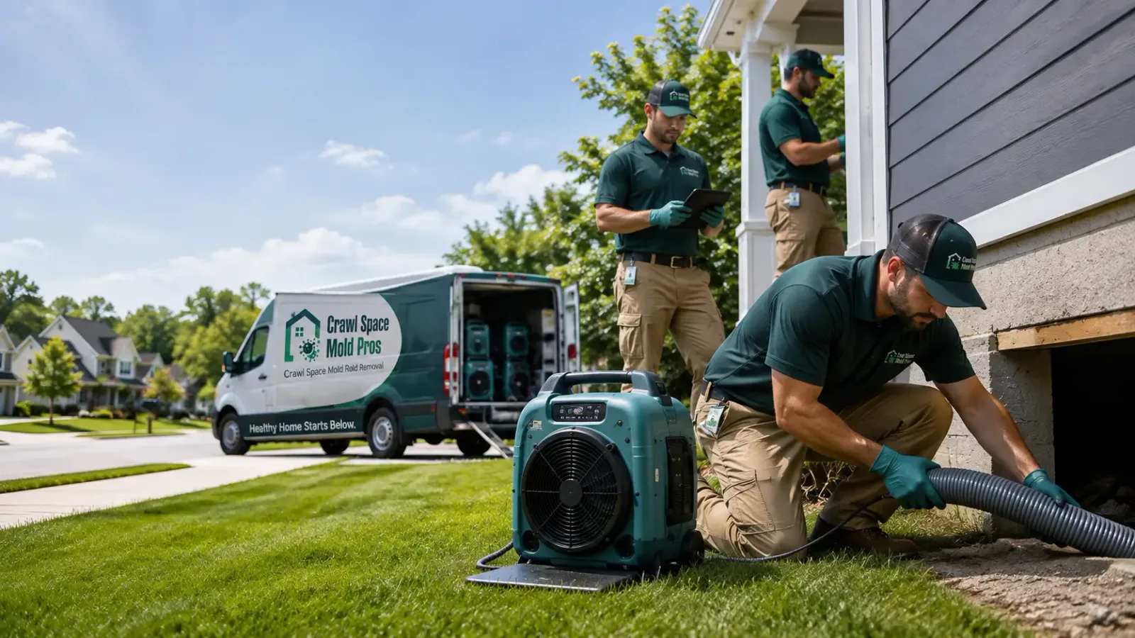 Crawl Space Mold Removal in Ellendale, DE
